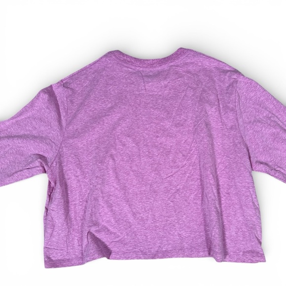 Under Armour Cropped Long Sleeve Tee Pink Size XS - Picture 5 of 6